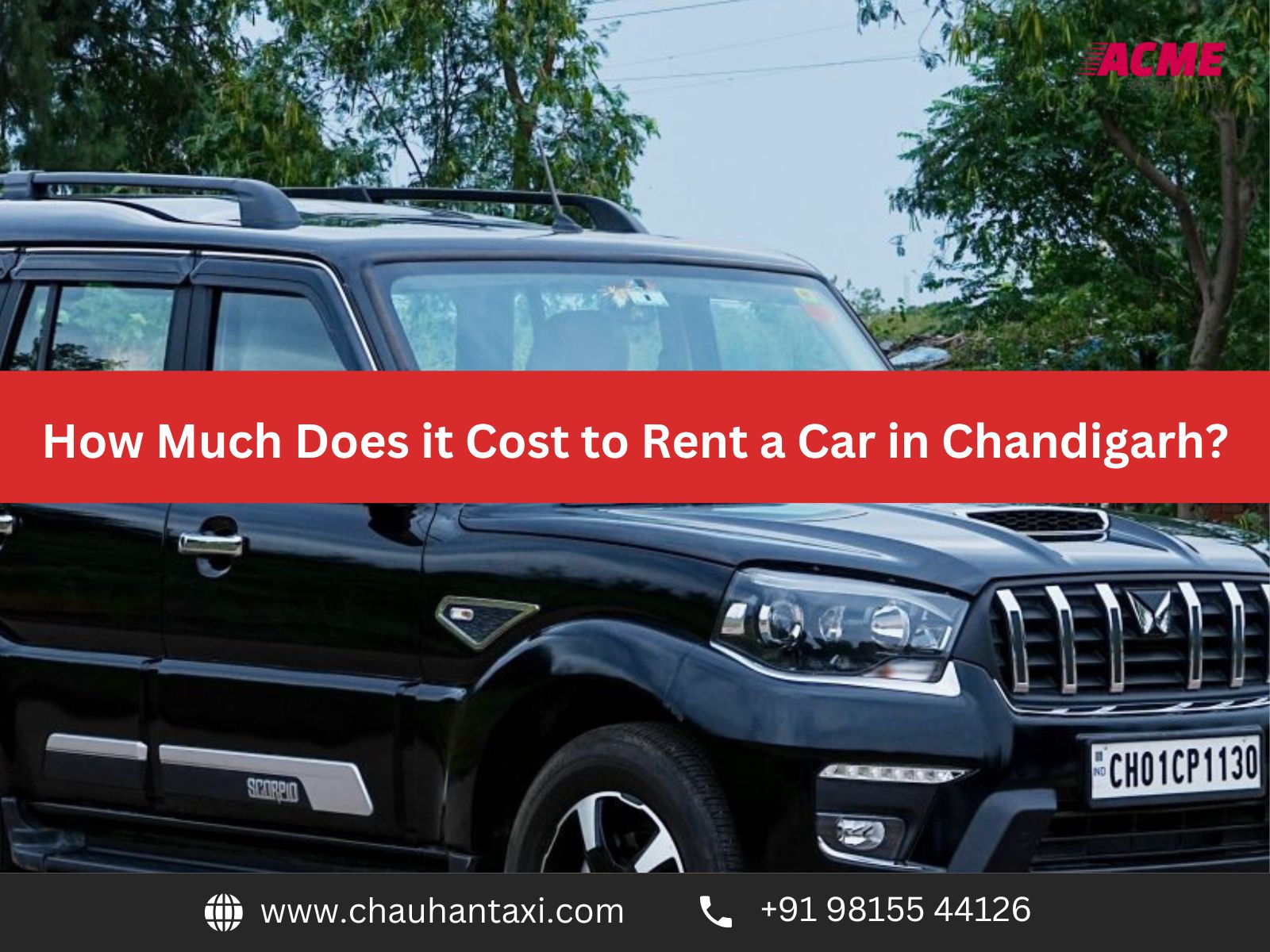 How Much Does it Cost to Rent a Car in Chandigarh