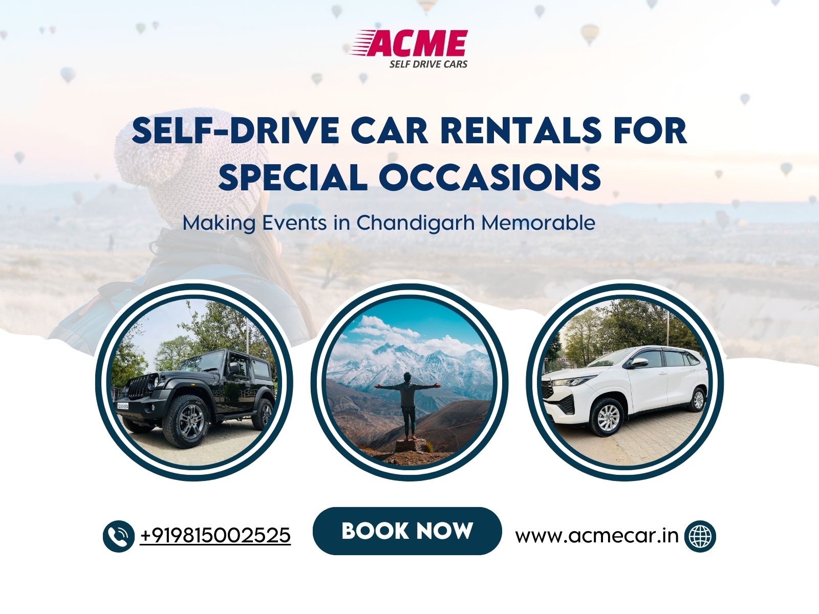 Self-Drive Car Rentals for Special Occasions Making Events in Chandigarh Memorable