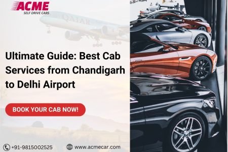 Chandigarh Airport to Delhi Airport Taxi Booking - Acme Car