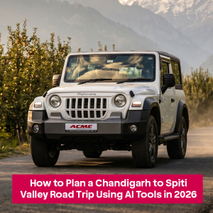 How to Plan a Chandigarh to Spiti Valley Road Trip Using AI Tools in 2026
