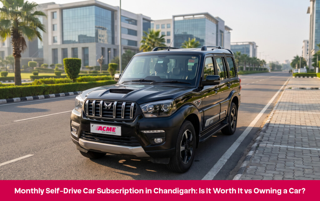 Monthly Self-Drive Car Subscription in Chandigarh: Is It Worth It vs Owning a Car?