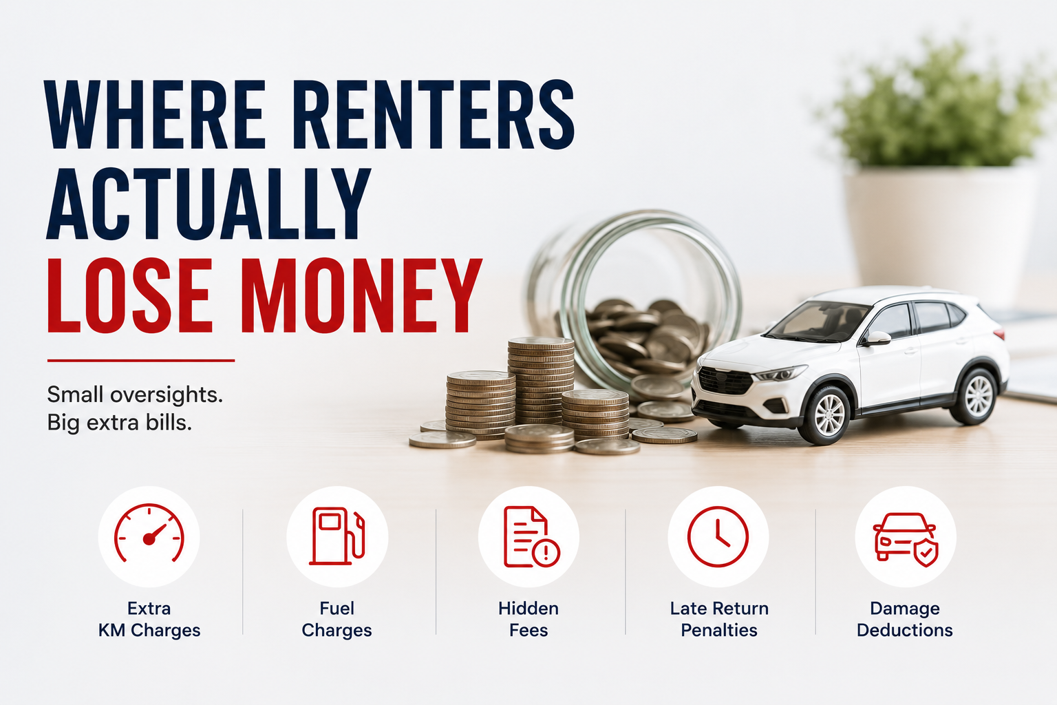 Affordable car rental in Chandigarh — budget self drive cars parked for pickup 