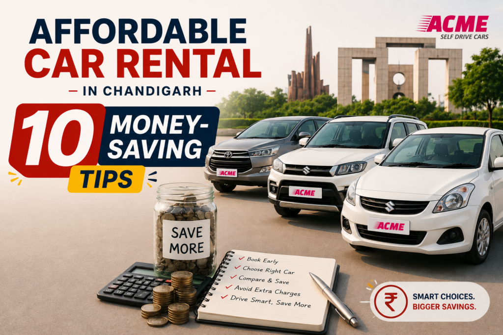 How to Save Money on Self Drive Car Rentals in Chandigarh: 10 Tips